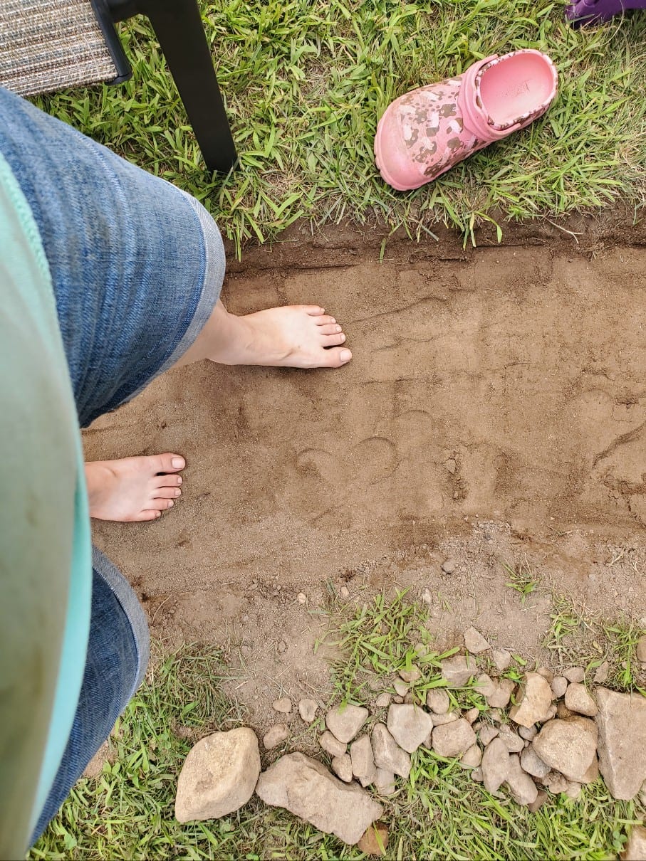 First barefoot