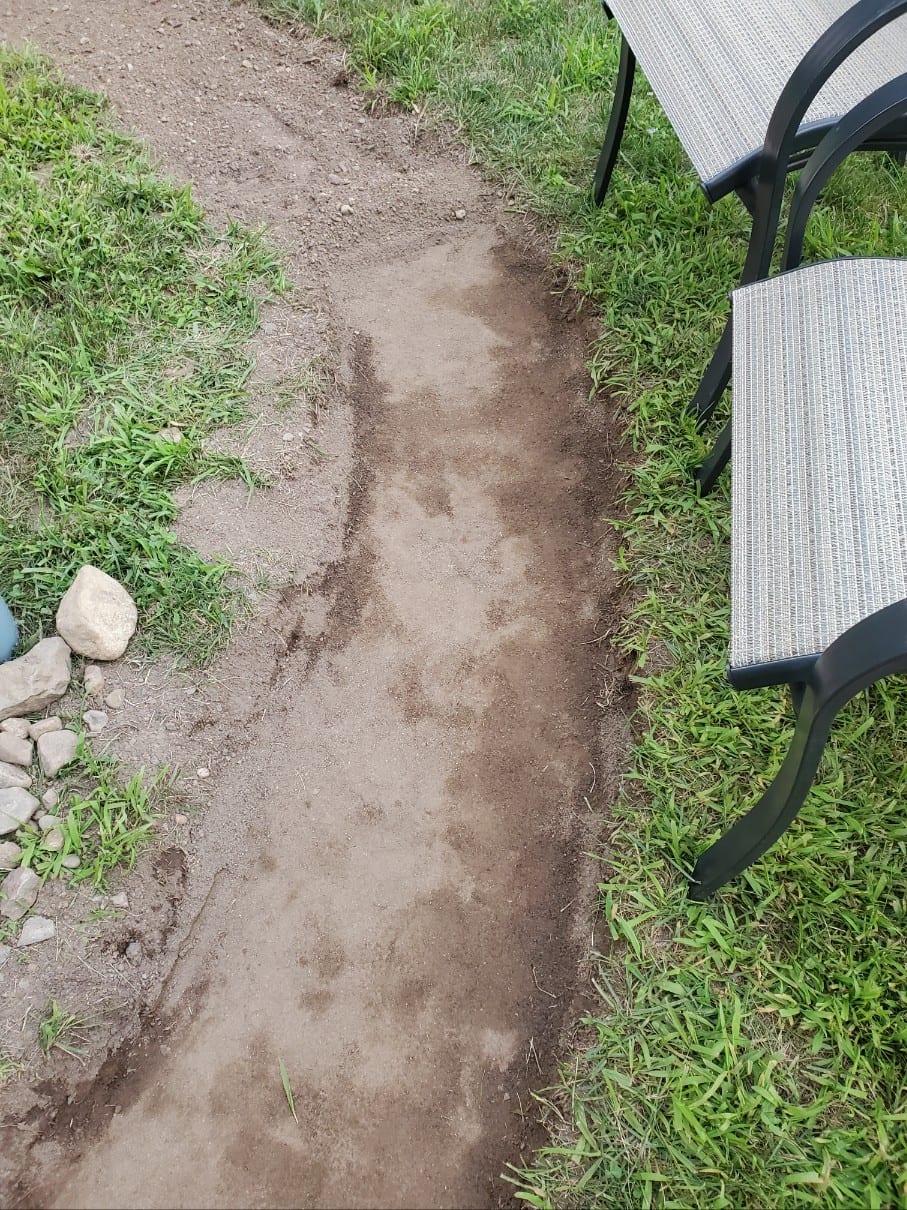 Wet after rain
